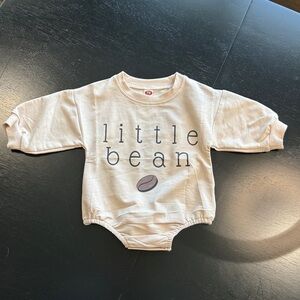 Cute Cream Baby Onesie with Print